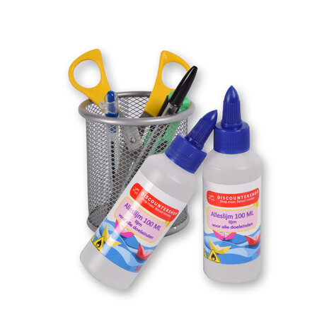 Discountershop Set of 2 | Glue | Children's glue | Transparent | 212g | 100 ml | Wood glue | Crafts | Superglue | Contact adhesive | craft glue | 4cm*14cm