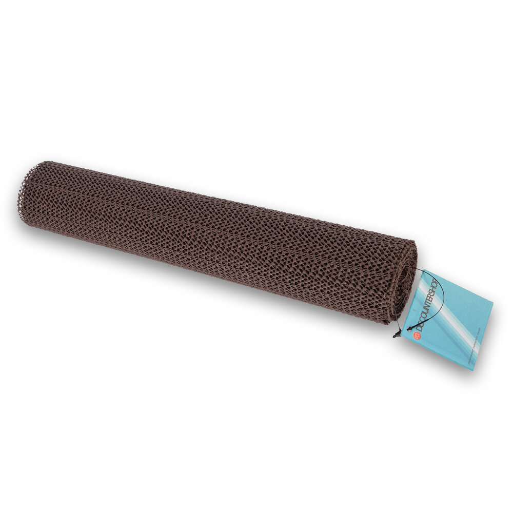 Discountershop 1 pieces | Non-slip mat | Kitchen drawers | brown| Rubber anti-slip mat | 95 g | Grip mat | placemat | 150cm*30cm