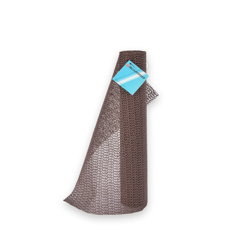 Discountershop 1 pieces | Non-slip mat | Kitchen drawers | brown| Rubber anti-slip mat | 95 g | Grip mat | placemat | 150cm*30cm