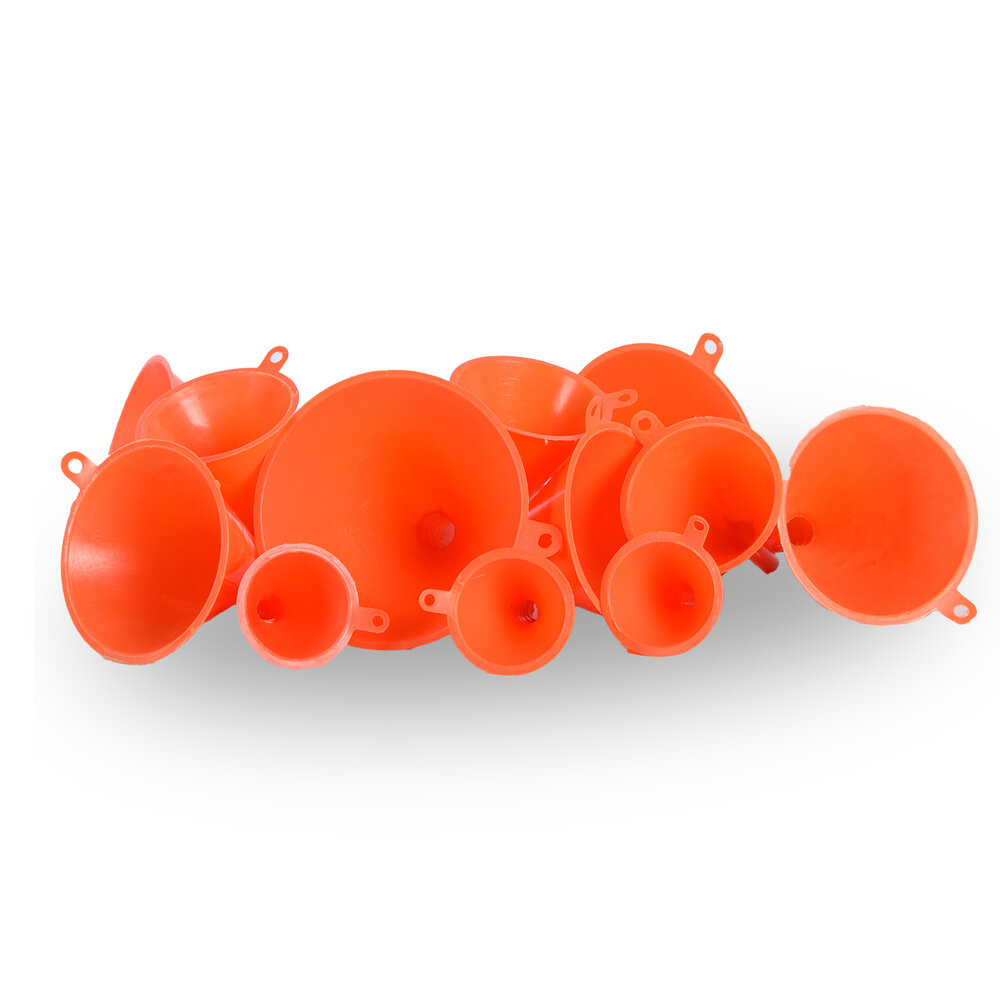 Discountershop Funnel set | Set Of 3 | Orange | Kitchenware | Kitchen accessories | Different Sizes | 3 set of 4 pieces assorted sizes Discountershop Funnel set | Set Of 3 | Orange | Kitchenware | Kitchen accessories | Different Sizes | 3 set of 4 pieces assorted sizes