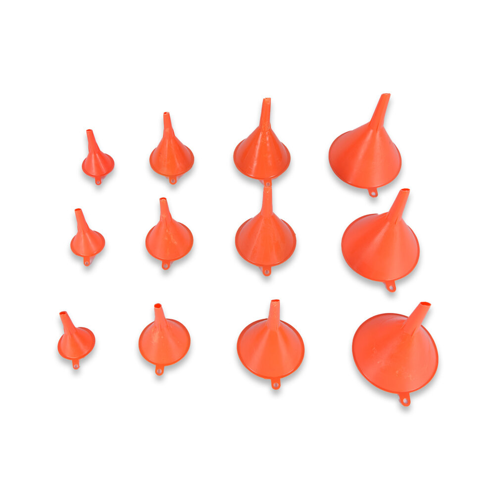 Discountershop Funnel set | Set Of 3 | Orange | Kitchenware | Kitchen accessories | Different Sizes | 3 set of 4 pieces assorted sizes Discountershop Funnel set | Set Of 3 | Orange | Kitchenware | Kitchen accessories | Different Sizes | 3 set of 4 pieces assorted sizes