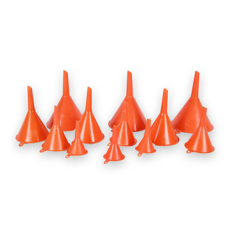Discountershop Funnel set | Set Of 3 | Orange | Kitchenware | Kitchen accessories | Different Sizes | 3 set of 4 pieces assorted sizes Discountershop Funnel set | Set Of 3 | Orange | Kitchenware | Kitchen accessories | Different Sizes | 3 set of 4 pieces assorted sizes