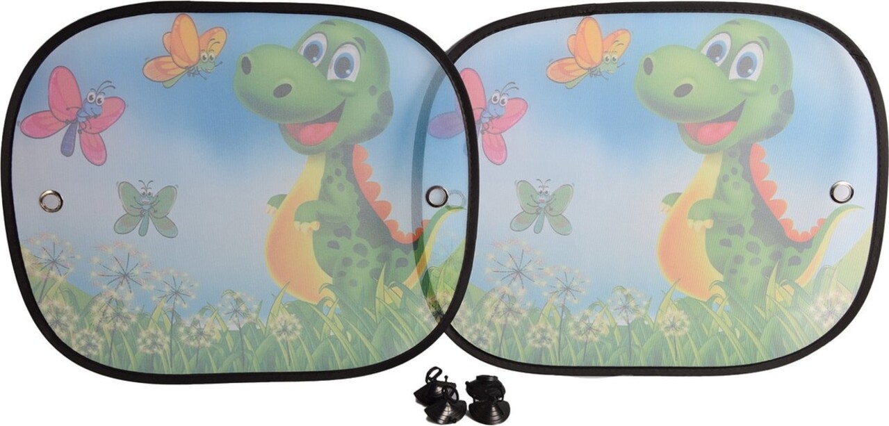 Merkloos Zonwering Zonnescherm Auto UV Protectie 2 Stuks Autozonwering Voor Autoraam Zijruit - dinosaurus Merkloos Zonwering Zonnescherm Auto UV Protectie 2 Stuks Autozonwering Voor Autoraam Zijruit - dinosaurus