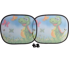 Merkloos Zonwering Zonnescherm Auto UV Protectie 2 Stuks Autozonwering Voor Autoraam Zijruit - dinosaurus Merkloos Zonwering Zonnescherm Auto UV Protectie 2 Stuks Autozonwering Voor Autoraam Zijruit - dinosaurus