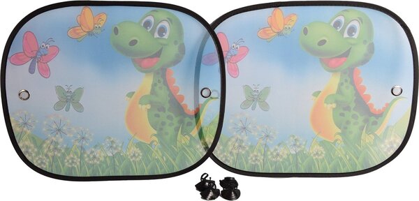 Merkloos Zonwering Zonnescherm Auto UV Protectie 2 Stuks Autozonwering Voor Autoraam Zijruit - dinosaurus Merkloos Zonwering Zonnescherm Auto UV Protectie 2 Stuks Autozonwering Voor Autoraam Zijruit - dinosaurus