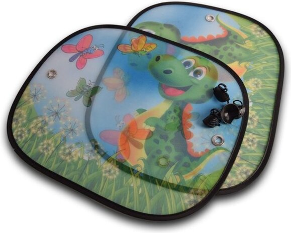 Merkloos Zonwering Zonnescherm Auto UV Protectie 2 Stuks Autozonwering Voor Autoraam Zijruit - dinosaurus Merkloos Zonwering Zonnescherm Auto UV Protectie 2 Stuks Autozonwering Voor Autoraam Zijruit - dinosaurus