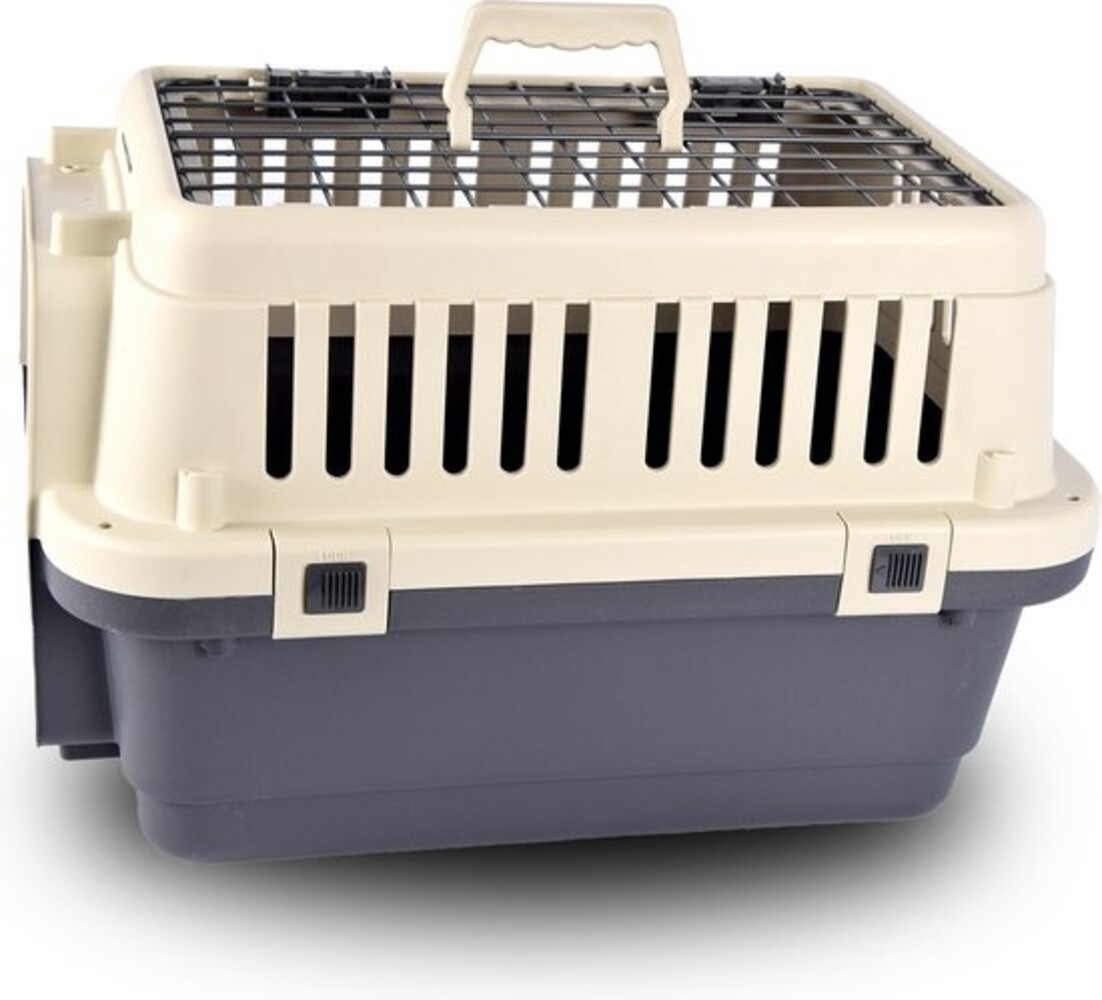 Discountershop Hondenbox | Wit grijs | kattenreismand | 50cmx33cm x33cm | Tot 12 kg | Hondenreismand Discountershop Hondenbox | Wit grijs | kattenreismand | 50cmx33cm x33cm | Tot 12 kg | Hondenreismand