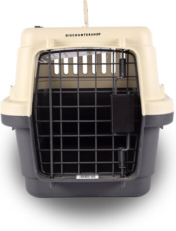 Discountershop Hondenbox | Wit grijs | kattenreismand | 50cmx33cm x33cm | Tot 12 kg | Hondenreismand Discountershop Hondenbox | Wit grijs | kattenreismand | 50cmx33cm x33cm | Tot 12 kg | Hondenreismand