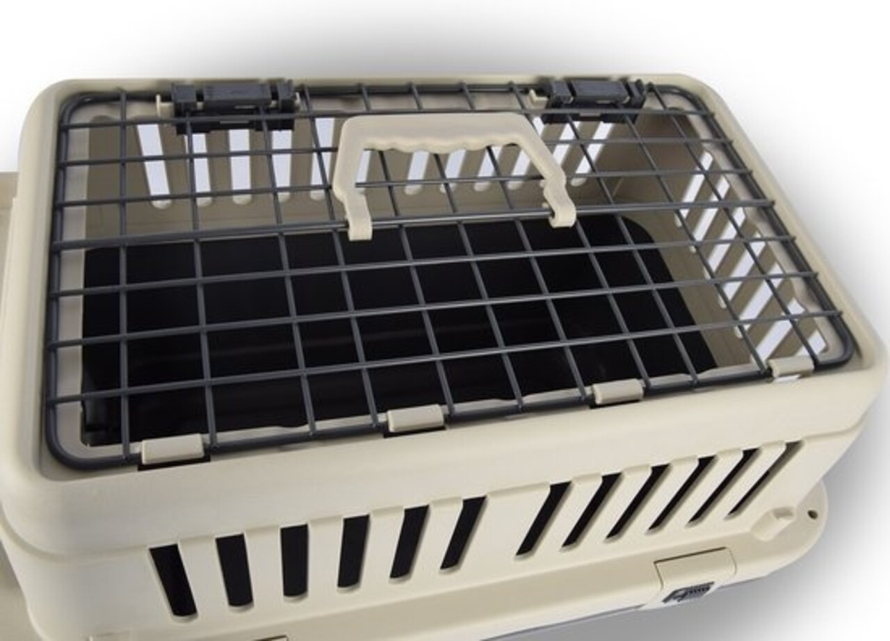 Discountershop Hondenbox | Wit grijs | kattenreismand | 50cmx33cm x33cm | Tot 12 kg | Hondenreismand Discountershop Hondenbox | Wit grijs | kattenreismand | 50cmx33cm x33cm | Tot 12 kg | Hondenreismand