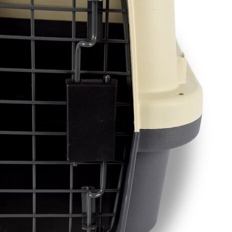 Discountershop Hondenbox | Wit grijs | kattenreismand | 50cmx33cm x33cm | Tot 12 kg | Hondenreismand Discountershop Hondenbox | Wit grijs | kattenreismand | 50cmx33cm x33cm | Tot 12 kg | Hondenreismand