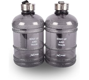 Merkloos Sportdrankfles - waterfles / watercan van tritan materiaal - 1.9 Liter zwart Merkloos Sportdrankfles - waterfles / watercan van tritan materiaal - 1.9 Liter zwart