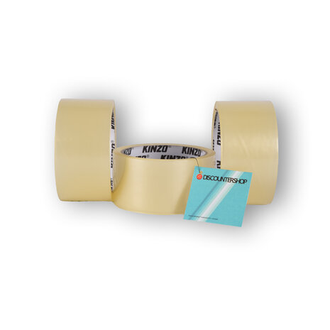 Merkloos Verpakkingstape | 3x rollen | Plakband | Bruine tape | 320g | transparent | voor Kinderen en volwassenen | 5cm*9.5cm Merkloos Verpakkingstape | 3x rollen | Plakband | Bruine tape | 320g | transparent | voor Kinderen en volwassenen | 5cm*9.5cm