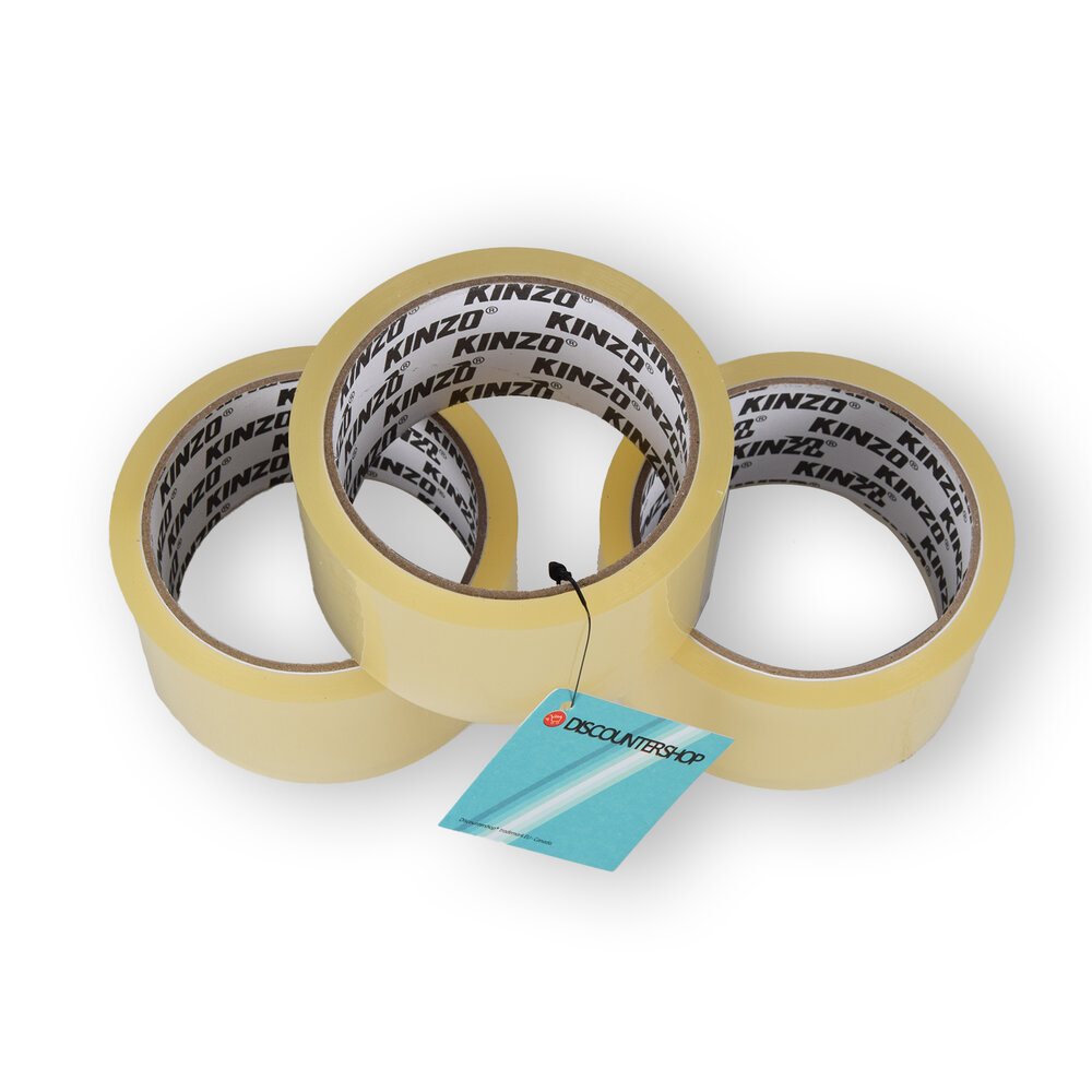 Merkloos Verpakkingstape | 3x rollen | Plakband | Bruine tape | 320g | transparent | voor Kinderen en volwassenen | 5cm*9.5cm Merkloos Verpakkingstape | 3x rollen | Plakband | Bruine tape | 320g | transparent | voor Kinderen en volwassenen | 5cm*9.5cm