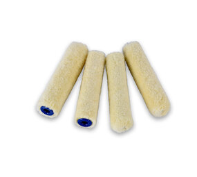 Merkloos 4pcs | Paint roller | beige | Wall paint roller | nylon lint free |41g | Foam roller | Structure roller | Paint brushes | 10cm*2cm Merkloos 4pcs | Paint roller | beige | Wall paint roller | nylon lint free |41g | Foam roller | Structure roller | Paint brushes | 10cm*2cm