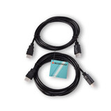 Discountershop HDMI cable | 4k Ultra HD | HDMI 1.4 | 2 Meters | Black | plastic | 2cm | Set of 2 | Audio/Video Gold Plated (HDMM2M) Discountershop HDMI cable | 4k Ultra HD | HDMI 1.4 | 2 Meters | Black | plastic | 2cm | Set of 2 | Audio/Video Gold Plated (HDMM2M)