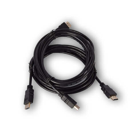 Discountershop HDMI-kabel | 4k Ultra HD | HDMI 1.4 | 2 Meter | Zwart | kunststof | 2cm | Set van 2 | Audio/Video Verguld (HDMM2M) Discountershop HDMI-kabel | 4k Ultra HD | HDMI 1.4 | 2 Meter | Zwart | kunststof | 2cm | Set van 2 | Audio/Video Verguld (HDMM2M)