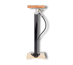 Discountershop Bicycle pump | black brown | Floor pump | Max. Pressure:6 bar | Bicycle accessory | Tire pump | Bicycle Pump with Pressure Gauge | 20cm*13cm*55cm Discountershop Bicycle pump | black brown | Floor pump | Max. Pressure:6 bar | Bicycle accessory | Tire pump | Bicycle Pump with Pressure Gauge | 20cm*13cm*55cm