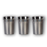 Discountershop Car ashtray | ashtray | Silver | Plastic | Table ashtray | Set of 3 | With lid | cigarette extinguishing car ashtray | Car accessories | 10cm*8cm Discountershop Car ashtray | ashtray | Silver | Plastic | Table ashtray | Set of 3 | With lid | cigarette extinguishing car ashtray | Car accessories | 10cm*8cm