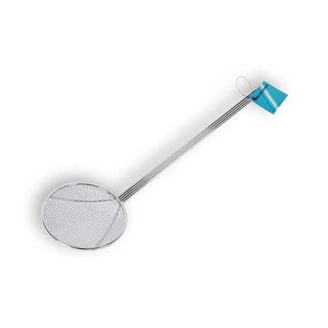 Discountershop RVS Schuimlepel 41 cm voor Oliebollen, Patat en Uienringen | Ophangbare Frituurlepel Discountershop RVS Schuimlepel 41 cm voor Oliebollen, Patat en Uienringen | Ophangbare Frituurlepel
