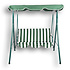 Swing bench | Garden bench | Bench | white/green | Park bench | metal/polyester | MAX 220kg | Outdoor sofa | 140cm*153cm*110cm Swing bench | Garden bench | Bench | white/green | Park bench | metal/polyester | MAX 220kg | Outdoor sofa | 140cm*153cm*110cm