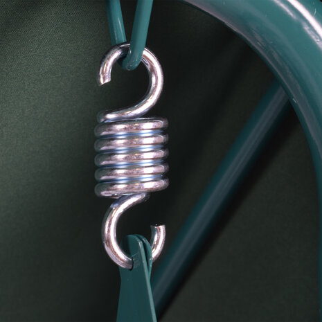 Discountershop Swing bench | Garden bench | Bench | white/green | Park bench | metal/polyester | MAX 220kg | Outdoor sofa | 140cm*153cm*110cm Discountershop Swing bench | Garden bench | Bench | white/green | Park bench | metal/polyester | MAX 220kg | Outdoor sofa | 140cm*153cm*110cm