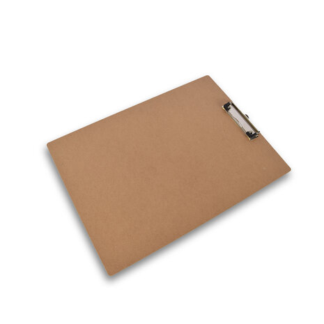Discountershop Klembord | Klemborden | beige | A4 klembord | MDF | 287g | klemmap A4 | Clipboard | klemmap | 39cm*28cm*0.5cm