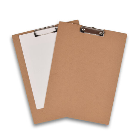 Discountershop Set of 2 | Clipboard | Clipboards | beige | A4 clipboard | MDF | 287g | clip file A4 | Clipboard | clip folder | 39cm*28cm*0.5cm
