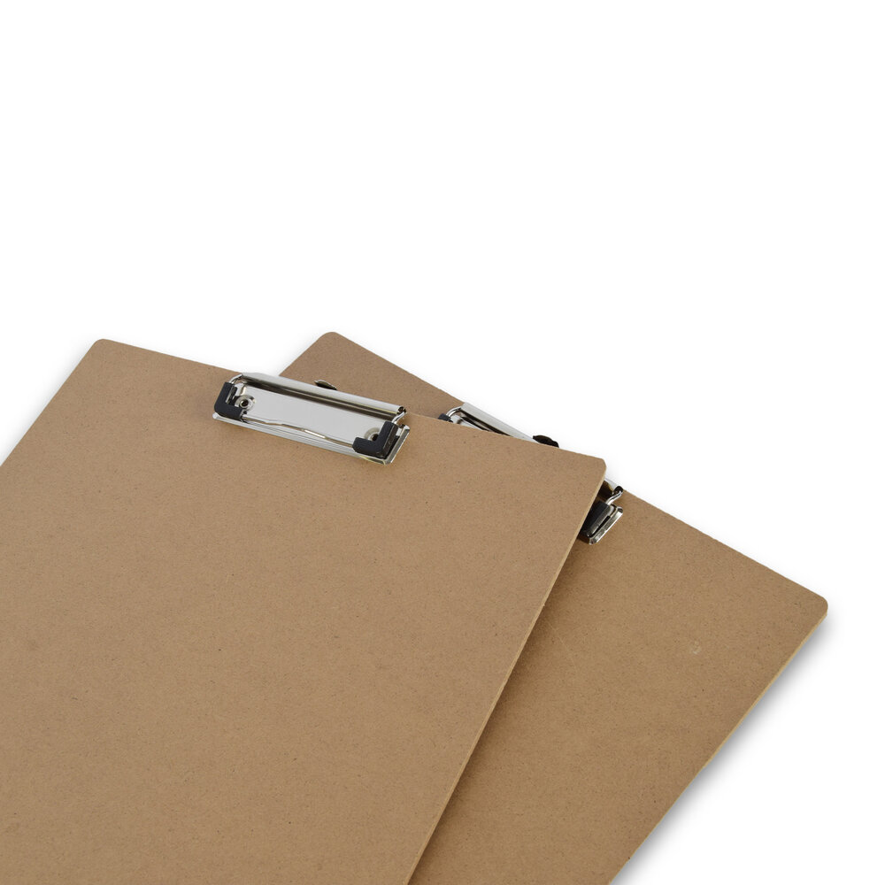 Discountershop Set Van 2 | Klembord | Klemborden | beige | A4 klembord | MDF | 287g | klemmap A4 | Clipboard | klemmap | 39cm*28cm*0.5cm