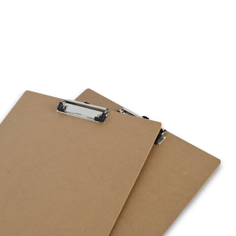 Discountershop Set Van 2 | Klembord | Klemborden | beige | A4 klembord | MDF | 287g | klemmap A4 | Clipboard | klemmap | 39cm*28cm*0.5cm