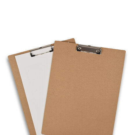 Discountershop Set of 2 | Clipboard | Clipboards | beige | A4 clipboard | MDF | 287g | clip file A4 | Clipboard | clip folder | 39cm*28cm*0.5cm