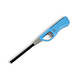 Discountershop Kitchen Lighter 26 cm with Child Lock - for BBQ, Candles, Kitchen and Camping - Refillable Gas Lighter - Blue
