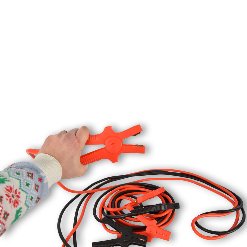 Discountershop 2 x | Start cable | Battery jumper cable | Car jump cable | Battery cables | red /black | Ampere: 300 | Cable Length: 3.5m Discountershop 2 x | Start cable | Battery jumper cable | Car jump cable | Battery cables | red /black | Ampere: 300 | Cable Length: 3.5m