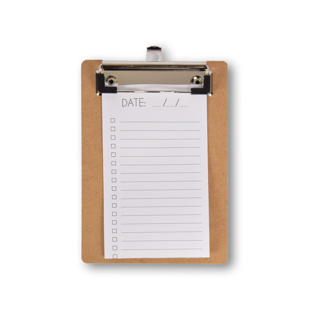 Clipboard light brown A4 clipboard 154g 18cm*12.5cm wood