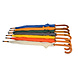 Discountershop Automatische Groene Paraplu 98 cm – Windproof Paraplu voor Volwassenen | Grote Stevige Regenparaplu met Houten Stok en Handvat