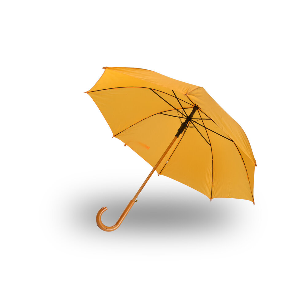 Discountershop Large Umbrella 98 cm Yellow – Windproof Automatic Umbrella with Wooden Handle and Hook for Men and Women – Strong Umbrella for Rain & Outdoor Use Discountershop Large Umbrella 98 cm Yellow – Windproof Automatic Umbrella with Wooden Handle and Hook for Men and Women – Strong Umbrella for Rain & Outdoor Use