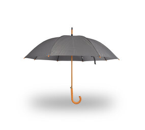 Discountershop Windproof Folding Umbrella Gray 98 cm