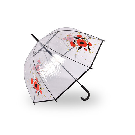 Discountershop Compact Automatic Umbrella | Diameter 86cm | Windproof, Aluminium Frame, Polyester Canopy | Folding Umbrella | Automatic Umbrella | Windproof Umbrella