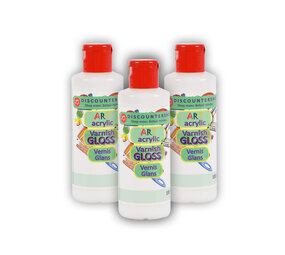 Discountershop 3 stuks | Varnish | 100 ml | Acrylvernis | hobbywinkel | 300 g | Glanzende vernis | transparent | 11.5cm*3.5cm Discountershop 3 stuks | Varnish | 100 ml | Acrylvernis | hobbywinkel | 300 g | Glanzende vernis | transparent | 11.5cm*3.5cm