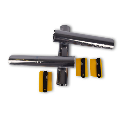 Merkloos 3pcs | Window film | plastic | Sun protection film | Black | 171g | Car window film | 150cm*20cm Merkloos 3pcs | Window film | plastic | Sun protection film | Black | 171g | Car window film | 150cm*20cm