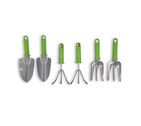 Discountershop Garden tools | Hoe | 3-piece | stainless steel | Gardening | 448g | Garden maintenance | Garden tools set | Garden supplies | 37 x 6 x 13 cm Discountershop Garden tools | Hoe | 3-piece | stainless steel | Gardening | 448g | Garden maintenance | Garden tools set | Garden supplies | 37 x 6 x 13 cm