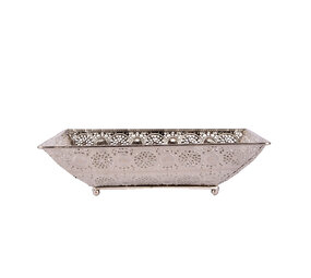 Discountershop Elegante Sieradendoosjes voor al je Juwelen - Zilveren Opbergdoos - 17x6x28cm Discountershop Elegante Sieradendoosjes voor al je Juwelen - Zilveren Opbergdoos - 17x6x28cm