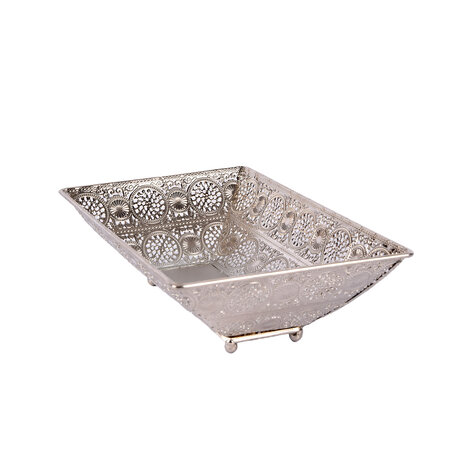 Discountershop Elegante Sieradendoosjes voor al je Juwelen - Zilveren Opbergdoos - 17x6x28cm Discountershop Elegante Sieradendoosjes voor al je Juwelen - Zilveren Opbergdoos - 17x6x28cm