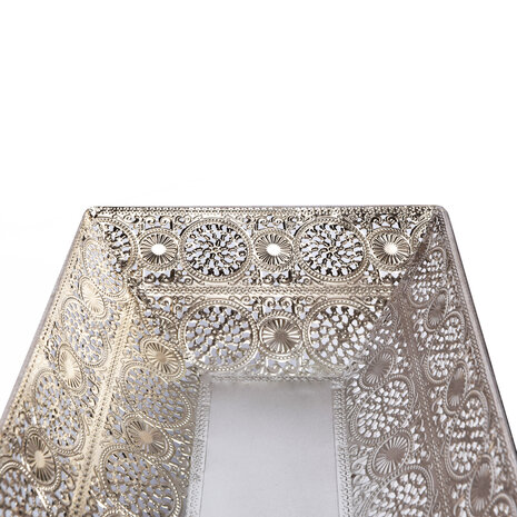 Discountershop Elegante Sieradendoosjes voor al je Juwelen - Zilveren Opbergdoos - 17x6x28cm Discountershop Elegante Sieradendoosjes voor al je Juwelen - Zilveren Opbergdoos - 17x6x28cm