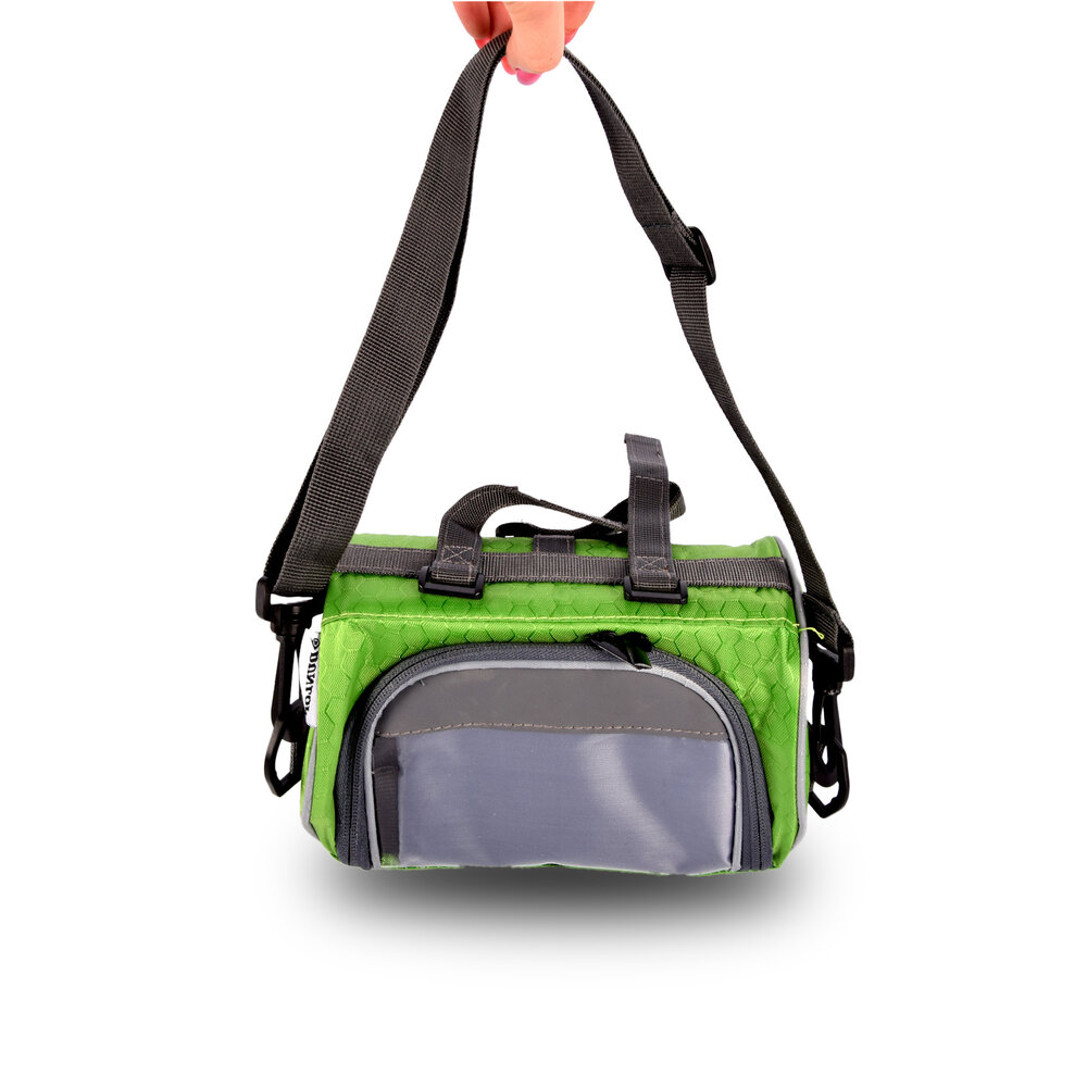 Discountershop Fietsstuurtas | groen | polyester | stuurtas fiets | met smartphonehouder | waterbestendig | Fietstas | Fietsaccessoires | 21cm*12.5cm Discountershop Fietsstuurtas | groen | polyester | stuurtas fiets | met smartphonehouder | waterbestendig | Fietstas | Fietsaccessoires | 21cm*12.5cm