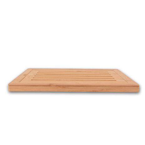 Discountershop Breadboard | wooden bread board | light brown | 553g | Bamboo | 38cm*2cm*2cm