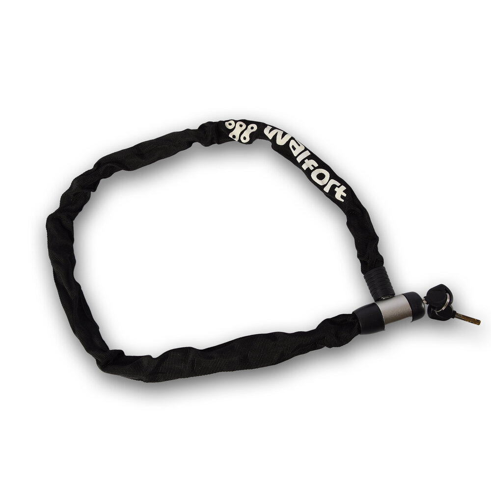 Discountershop Chain lock | bicycle chain lock | black | Bicycle lock | 645g | Bicycle locks | incl. 2 keys | 1.2m*6cm Discountershop Chain lock | bicycle chain lock | black | Bicycle lock | 645g | Bicycle locks | incl. 2 keys | 1.2m*6cm