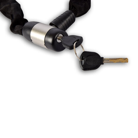 Discountershop Kettingslot | kettingslot fiets | zwart | Fietsslot | 645g | Fietssloten | incl. 2sleuters | 1.2m*6cm Discountershop Kettingslot | kettingslot fiets | zwart | Fietsslot | 645g | Fietssloten | incl. 2sleuters | 1.2m*6cm