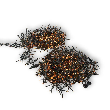 Discountershop Christmas lights | Ambient lighting | extra warm white | Linkable | 31 V | LED mood lighting | green | 5.50 meters