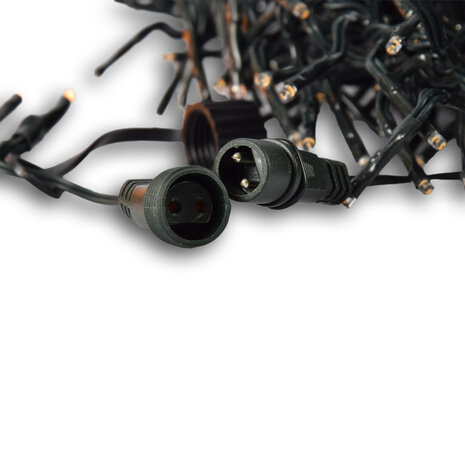 Discountershop Kerstverlichting | Sfeerverlichting | extra warm wit | Koppelbare | 31 V | led sfeerverlichting | groen | 5.50 meters