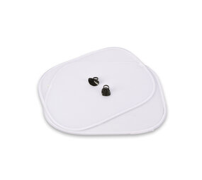 Discountershop Custom sun protection | Sunshades | 50g | Polyester | White | Sun protection | Car accessories | 45cm*36cm Discountershop Custom sun protection | Sunshades | 50g | Polyester | White | Sun protection | Car accessories | 45cm*36cm